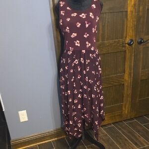 Elle Asymmetrical Dress - Floral